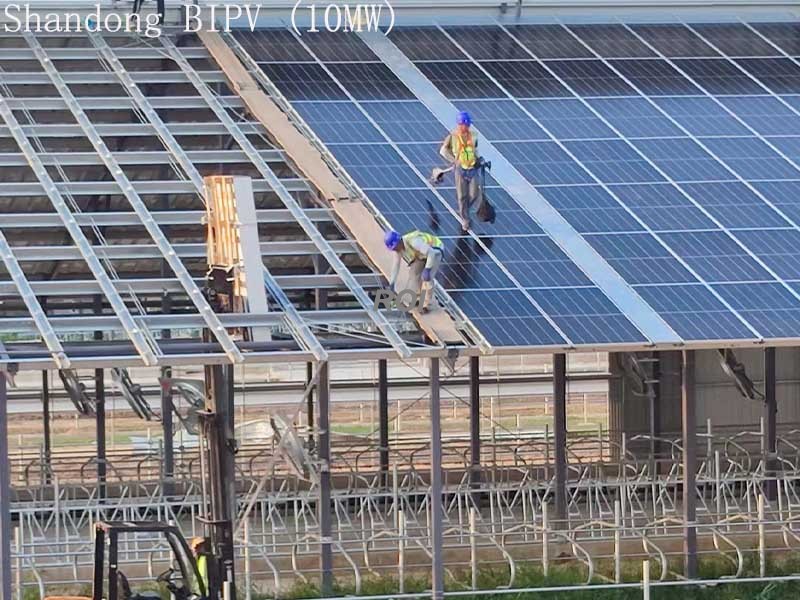 山东10MW光伏建筑一体化项目